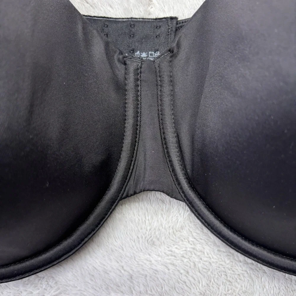 Bali Womens Bra 42DDD Black Style DF6548 Smoothing Underwire Mesh Breathable